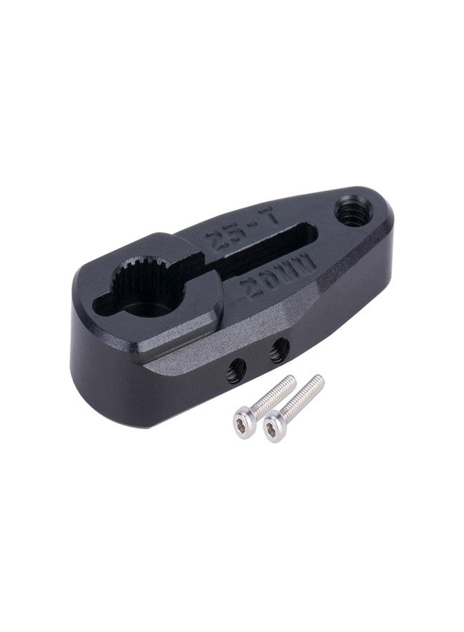 VNUHV 2Pcs 20MM 25T Servo Horn Arm VPS02412 for RC Car/Truck Option Hop-ups Parts (Black) - Image 4